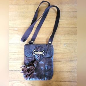 Juicy Couture Boho Leather Crossbody w/ fringe